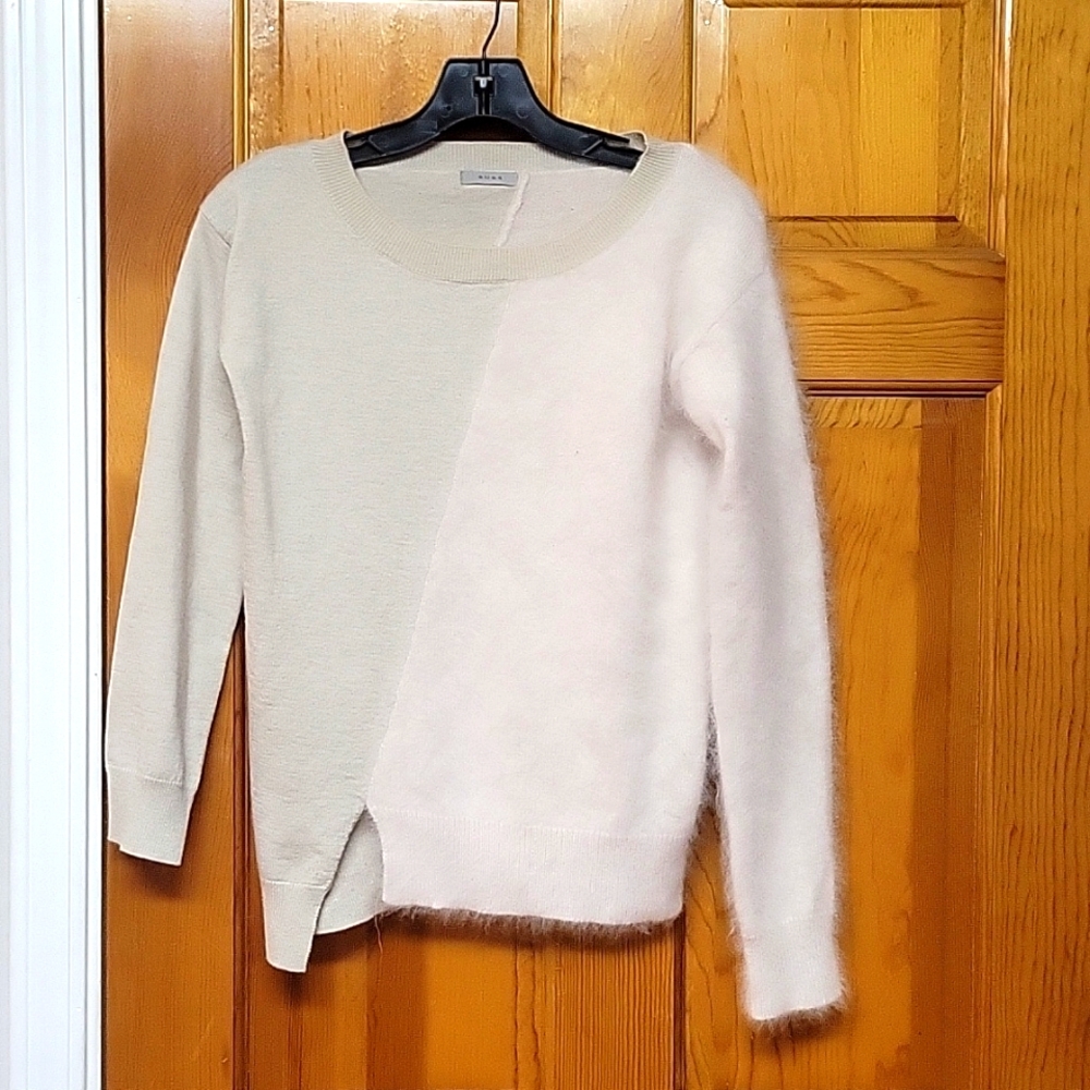 SUSS Design Angora Blend Pullover Sweater